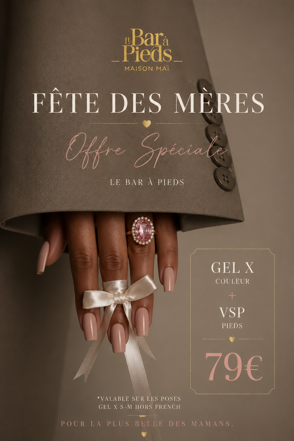 Offre Fête des Mères — Le Bar à Pieds